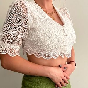 Beautiful Crochet Summer Crop Top